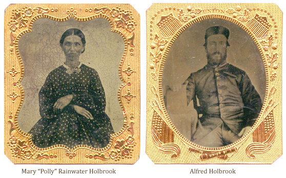 Polly Rainwater and Alfred Holbrook