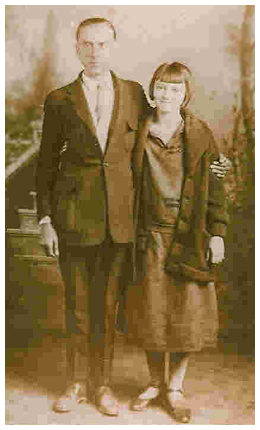 William Ivy and Edith Rainwater, 1925